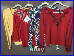 Reseller Wholesale Women's Clothing LOT Top + Box Var SZ / Var Brand 18 Piece