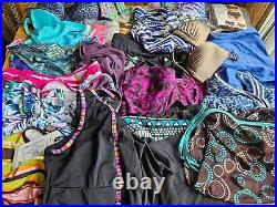 Swimwear x 50 Speedo Fantasie Freya Elomi Job Lot Swimsuits Top Bundle Wholesale