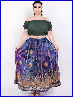 Tie Dye Embroider Women Ladies Cocktail Skirt 10 Pcs Wholesale Lot Mix