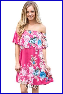 UK Wholesale Joblot Market Retail New Womens Floral Dresses Tops Spring Summer