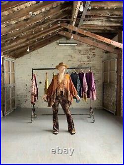 UK seller Wholesale 10pc Recycled Sari Smock Shirt Hippy Boho