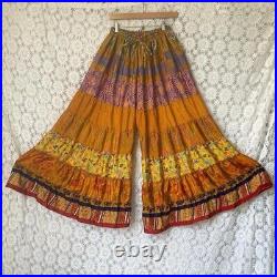 UK seller Wholesale 11pc Vintage Fabric Sari Flared Palazzo Pants Hippy Boho