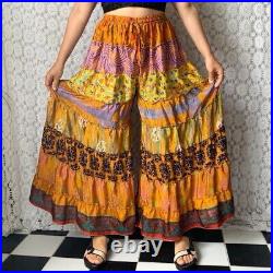 UK seller Wholesale 11pc Vintage Fabric Sari Flared Palazzo Pants Hippy Boho