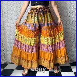 UK seller Wholesale 11pc Vintage Fabric Sari Flared Palazzo Pants Hippy Boho