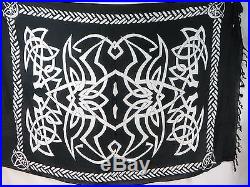 US SELLERlot of 4 wholesale celtic knotwork sarong pagan wiccan altar cloth