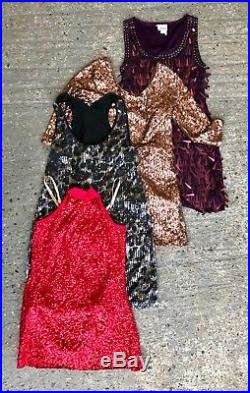 VINTAGE SEQUIN top, dress, skirt wholesale // job lot // bulk 60 pieces