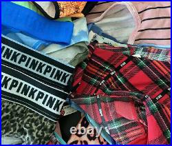 VS PINK Panty Lot 50 Panties SMALL Wholesale Resale Thong Cheeky Hipster NWT