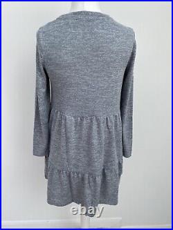 Very 20 x Size 14 Jersey Textured Tiered Mini Dress Light Grey Job Lot Wholesale