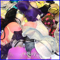 Victoria's Secret Lot of 100 Bras Mixed Random Styles Colors Wholesale Resale Vs