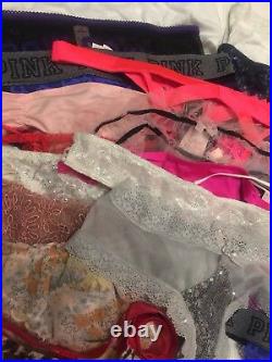Victoria's Secret Panty Lot 50 Piece All Sizes Wholesale Resale NWT VS & PINK
