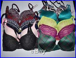 Victoria's Secret Wholesale Lot Of 10 Body Push Up Padded New Bra Sz 32dd $520