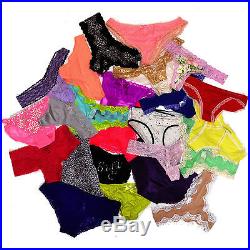 Victoria's Secret Wholesale Panties Lot Of 25 Vs Thong Bikini Panty Resale New