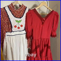 Vintage Clothing Lot Womens 60s/70s/80s Dresses 11 Pieces Wholesale Resell Box
