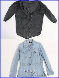 Vintage Denim Jackets Levis Lee Wrangler Women's Job Lot Wholesale x20-Lot364