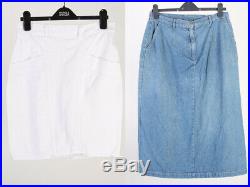 Vintage Denim Skirts Long & Shorts 90s Job Lot Wholesale x20 Pieces -Lot381