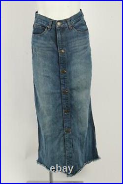 Vintage Denim Skirts Long & Shorts 90s Job Lot Wholesale x20 Pieces -Lot958