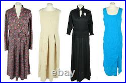 Vintage Dress Job Lot 70s 80s 90s Floral Summer Casual Wholesale x20 -Lot875