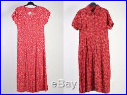 Vintage Dresses 80s 90s Patterned&Coloured Women's Job Lot Wholesale x20 -lot352