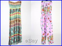 Vintage Dresses 80s 90s Patterned Coloured Women's Job Lot Wholesale x30 -Lot358