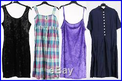 Vintage Dresses 80s 90s Patterned Coloured Women's Job Lot Wholesale x50 -Lot356