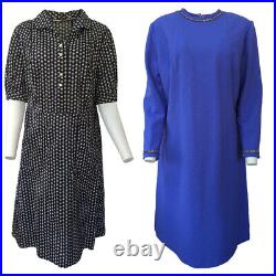 Vintage Dresses 80s 90s Retro Shirt Dress Casual Job Lot Wholesale x20 -Lot997