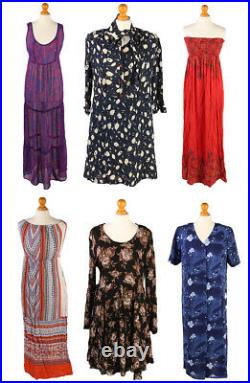 Vintage Dresses 80s 90s Retro Smart Casual Job Lot Bulk Wholesale x21 -Lot484