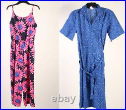 Vintage Dresses 80s 90s Retro Smart Casual Job Lot Bulk Wholesale x21 -Lot484