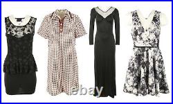 Vintage Dresses Casual Smart Floral Retro 90s 80s Wholesale Job Lot x20 -Lot910