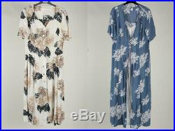 Vintage Dresses Ladies Floral Smart 80s 90s Retro Job Lot Wholesale x20 -Lot594