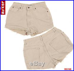 Vintage Levis Shorts High Waisted Grade A Job Lot Wholesale X20 Pieces