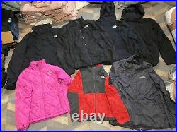 Vintage North Face Wholesale Job Lot Of 7x North Face Puffer Coats Grade A