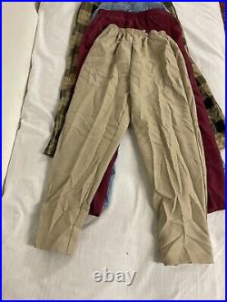 Vintage Poly Mum Pant Elastic Waist Trouser Style Wholesale Bundle 45kg BALE