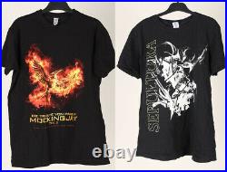 Vintage Punk Gothic T-Shirts Music Black Dark Job Lot Bulk Wholesale x20 -Lot557