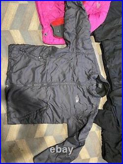 Vintage The North Face Wholesale Job Lot Of 7x North Face Puffer Coats Grade A