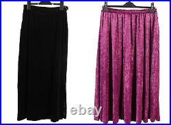 Vintage Velvet Long Skirts 90s Job Lot Wholesale Women's x20 Pieces -Lot377