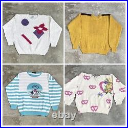 Vintage Wholesale Job Lot Romantic Sweater Jumper 20 pcs Lot 10