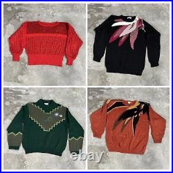 Vintage Wholesale Job Lot Romantic Sweater Jumper 20 pcs Lot 10