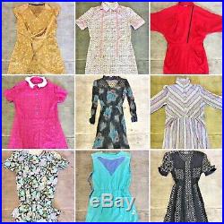 Vintage Wholesale Lot Ladies 80's Summer Dress Mix x 50