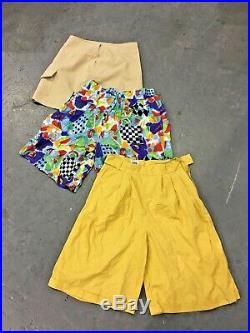 Vintage Wholesale Lot Ladies Floral Shorts Mix x 100