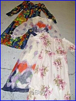 Vintage Wholesale Lot Ladies Long Maxi Dress