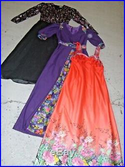 Vintage Wholesale Lot Ladies Long Maxi Dress