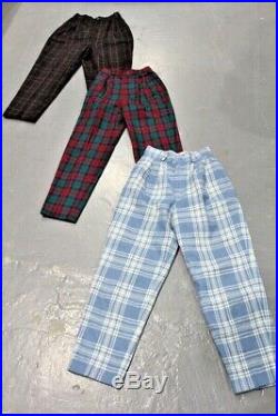 Vintage Wholesale Lot Ladies Pleated Trousers Pants Wool Mix x 50