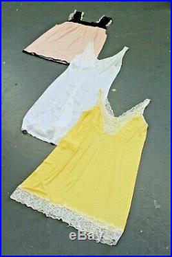 Vintage Wholesale Lot Women's Night Slip Underwear Dress Mix x 50