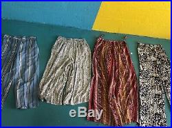 Vintage Wholesale Womens Summer Beach Trousers Boho Hippy Pants X 75 Pairs