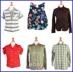 Vintage Women's 90s Blouses Tops Shirts Job Lot Wholesale x50- lot312