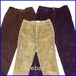 Vintage Women's Corduroy Trouser Mix (20KG SEALED SACK) BULK / WHOLESALE
