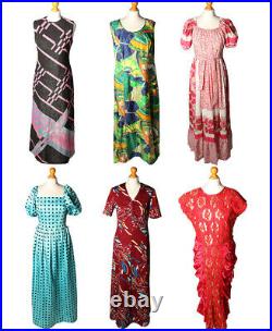 Vintage Womens Dresses 80s 90s Retro Ladies Job Lot Bulk Wholesale x20 -Lot522