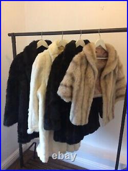 Vintage job lot Wholesale Winter Womens Faux Fur Coats