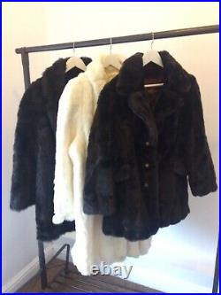 Vintage job lot Wholesale Winter Womens Faux Fur Coats
