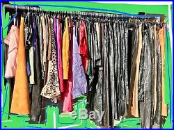 Vintage leather trousers/skirts mix wholesale // job lot // bulk 90 PCS app